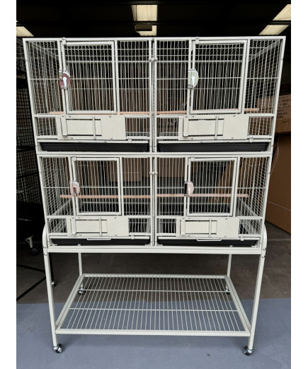 Block Of 4 Breeding / Display Cages - Stone